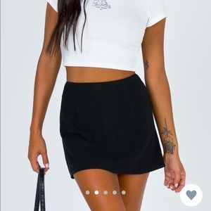Black Princess Polly miniskirt